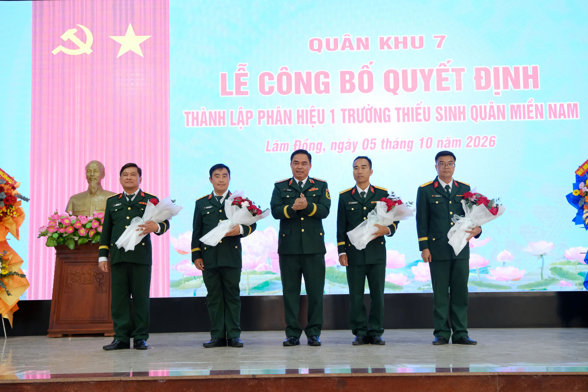 Công bố Quyết định thành lập Phân hiệu 1, Trường Thiếu sinh quân miền Nam tại Lâm Đồng