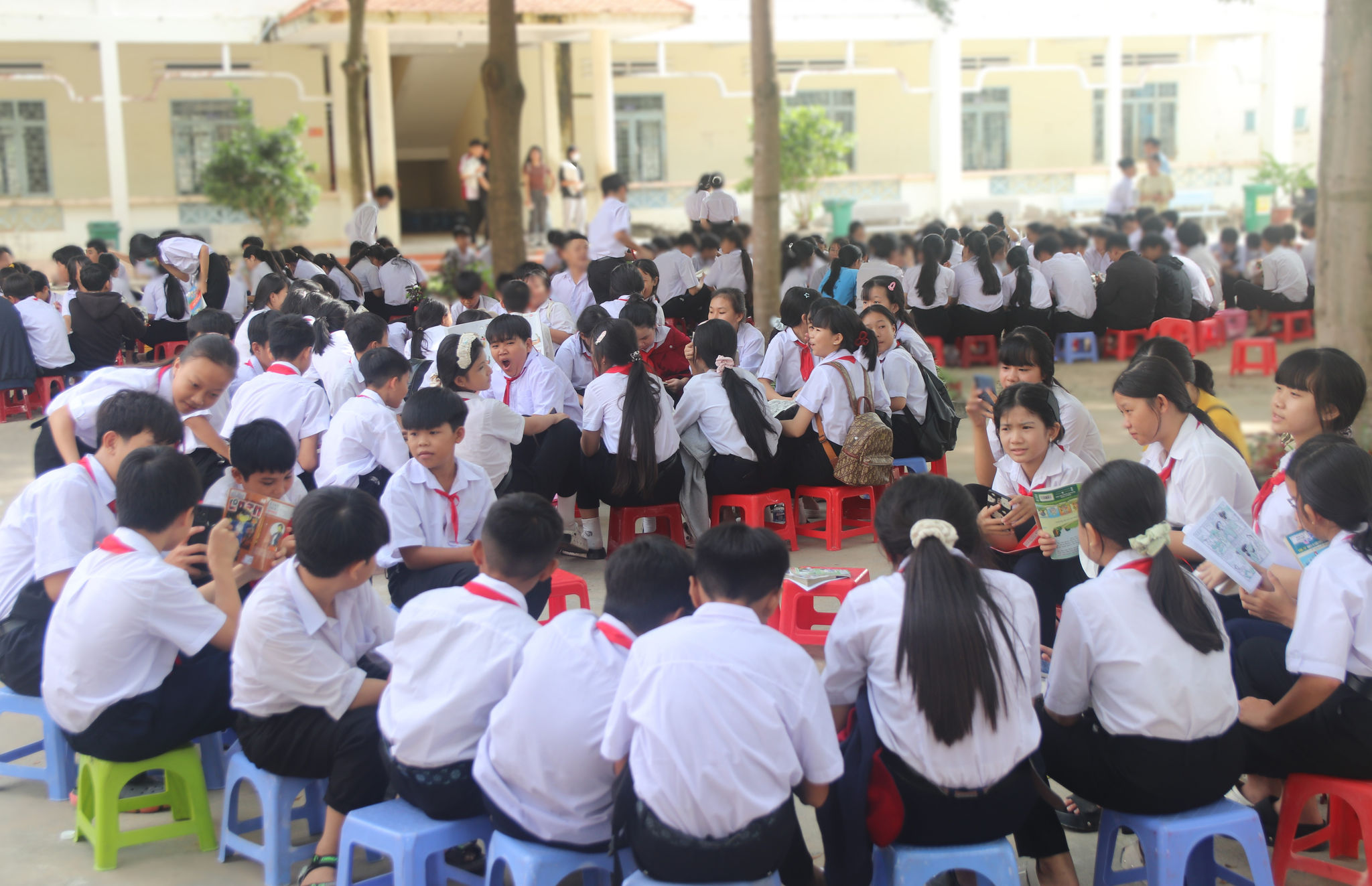 Tuần lễ học tập được triển khai tại Trường TH và THCS Hàm Liêm