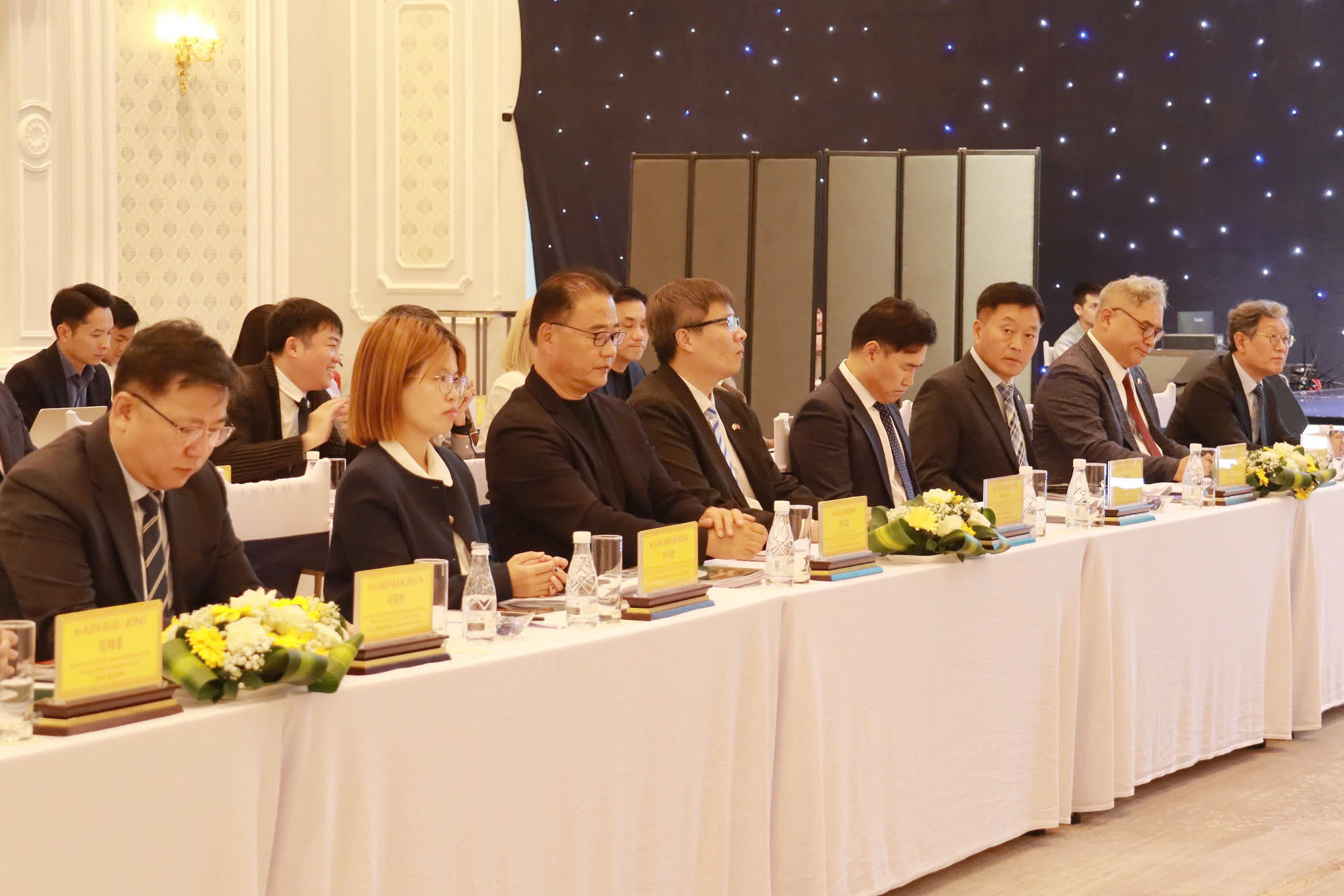 Đại diện các đối tác Hàn Quốc tham dự hội nghị