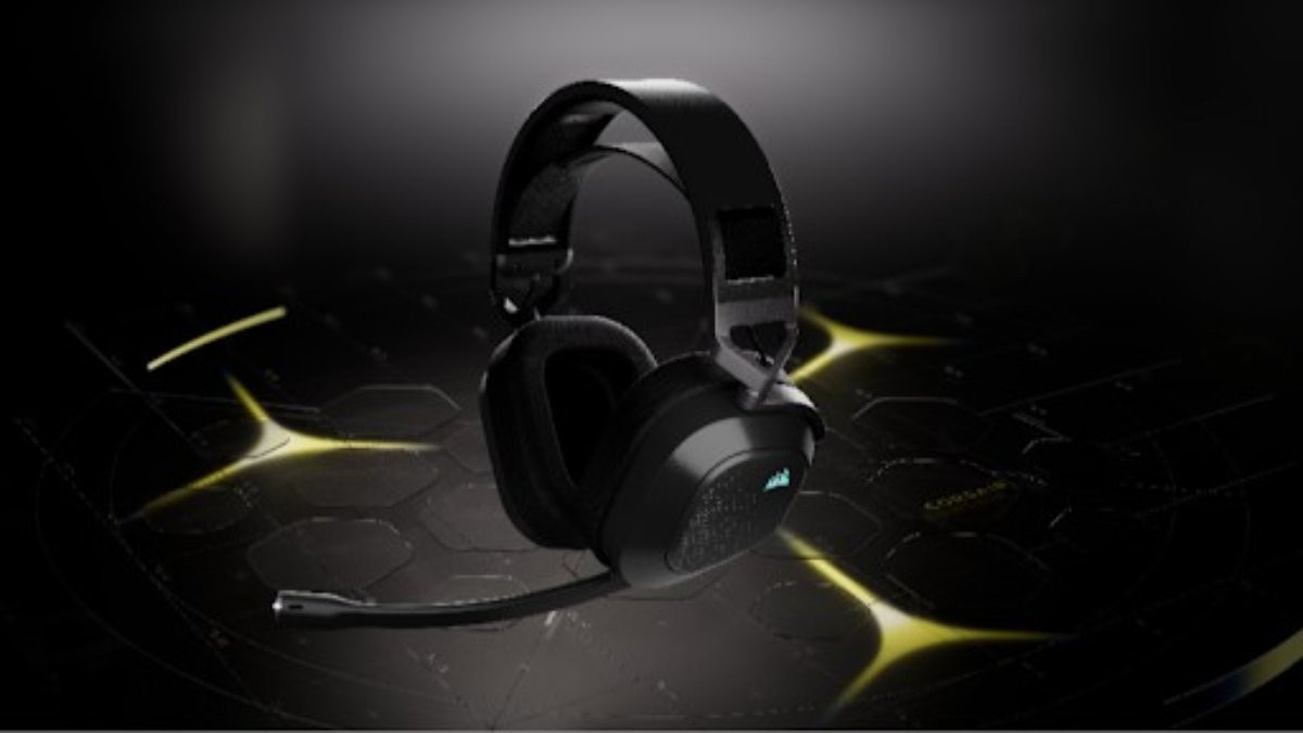 Cần microphone chuẩn phát thanh của CORSAIR HS80 v2 MAX WIRELESS