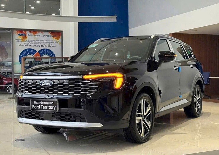 Kích thước tổng thể và thông số kỹ thuật xe Ford Territory