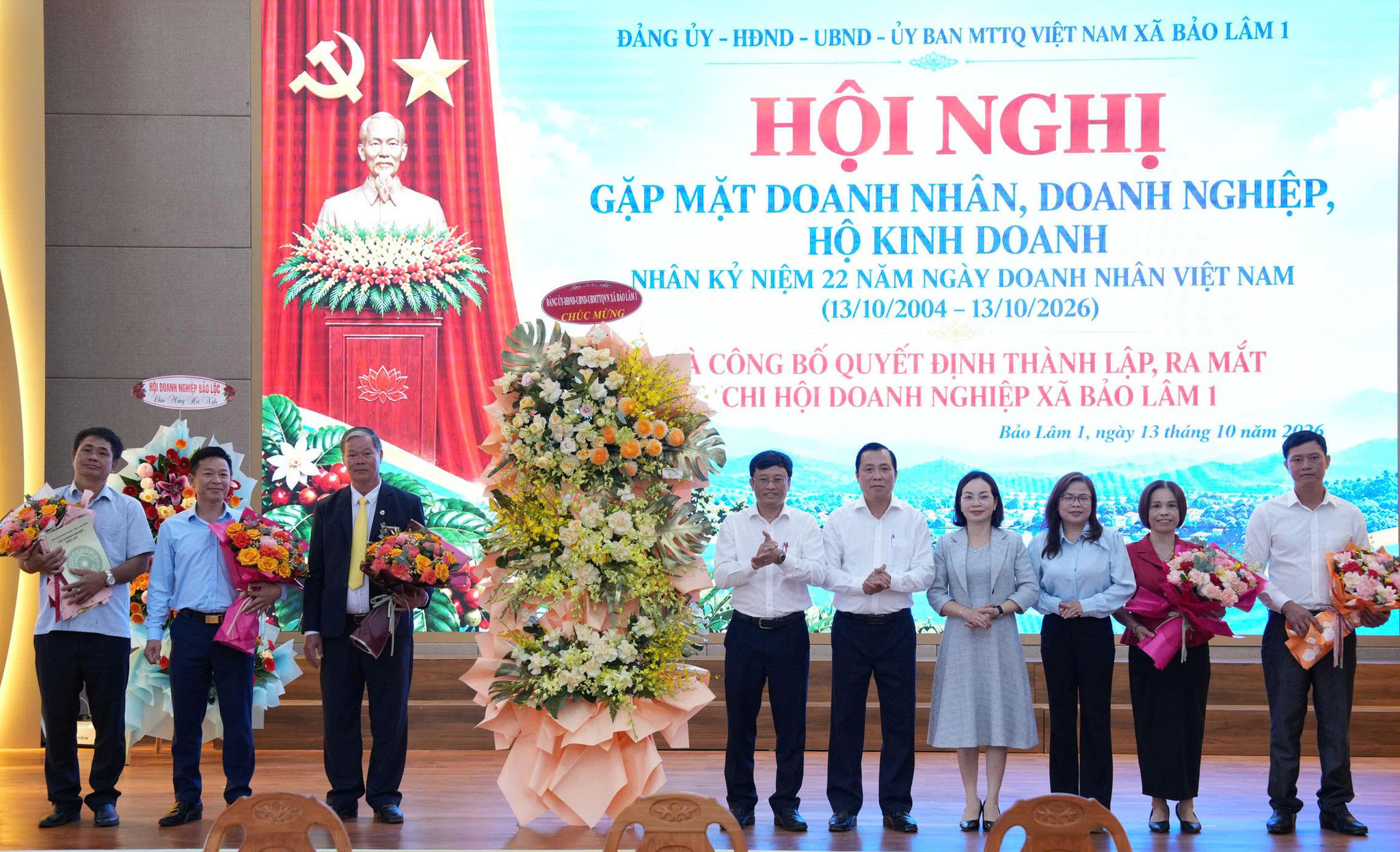 ảnh tặng hoa