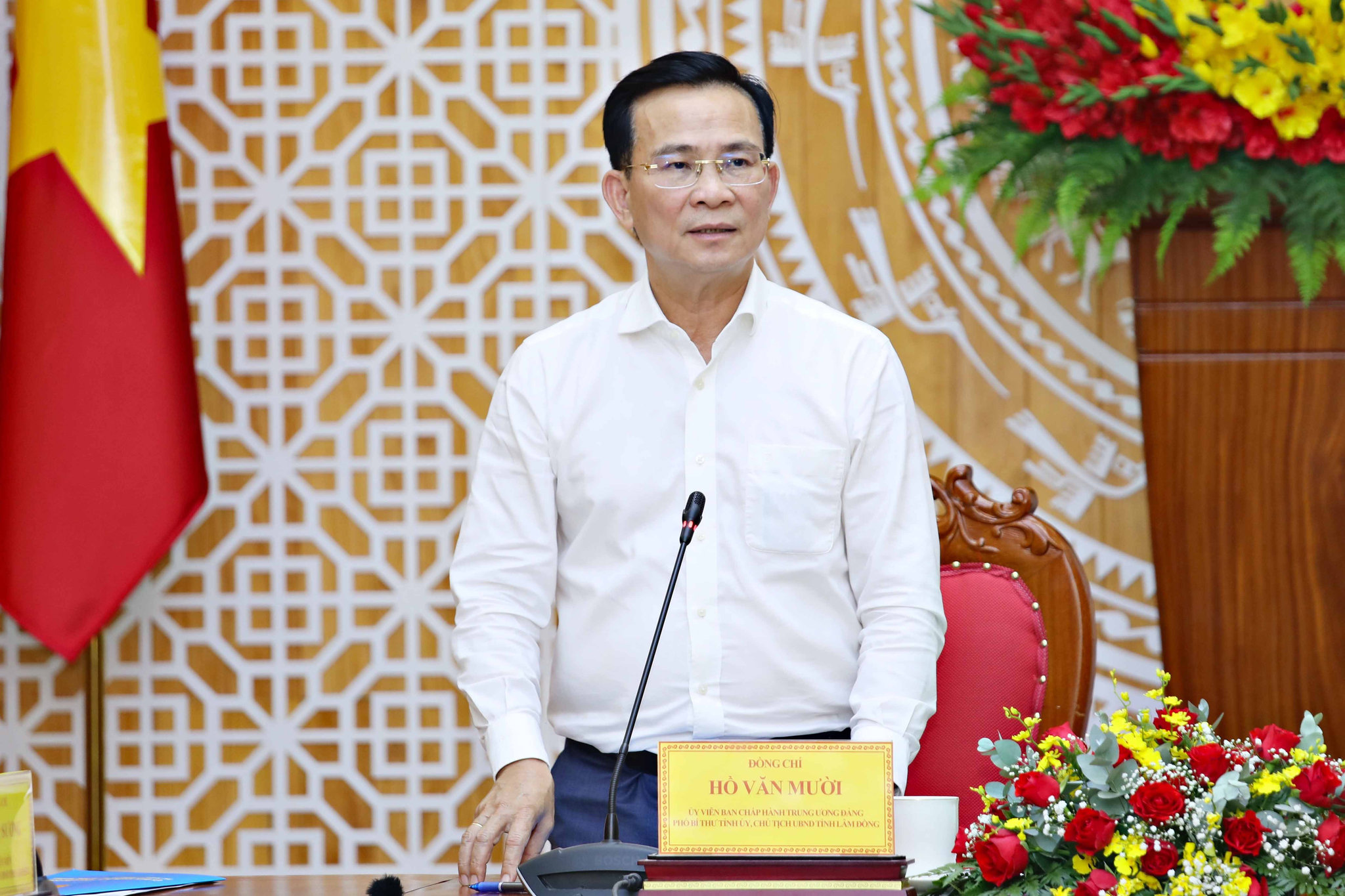 Ủy viên Ban Chấp hành Trung ương Đảng, Phó Bí thư Tỉnh ủy, Chủ tịch UBND tỉnh Hồ Văn Mười yêu cầu Sở Nông nghiệp quyết liệt thực hiện các chỉ tiêu chưa đạt, phấn đấu hoàn thành kế hoạch tỉnh giao năm 2026