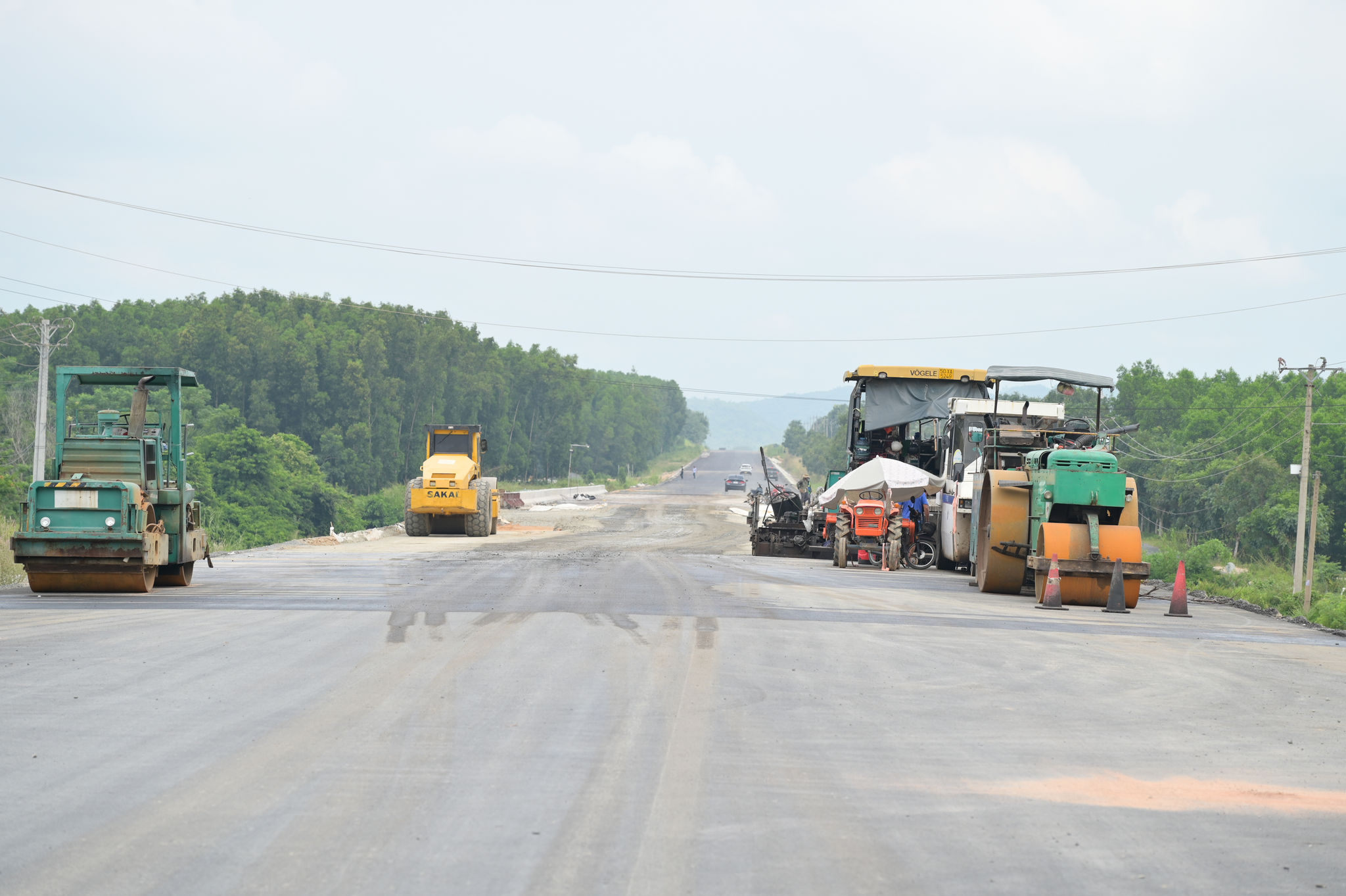 Dự án đang đẩy nhanh tiến độ thi công