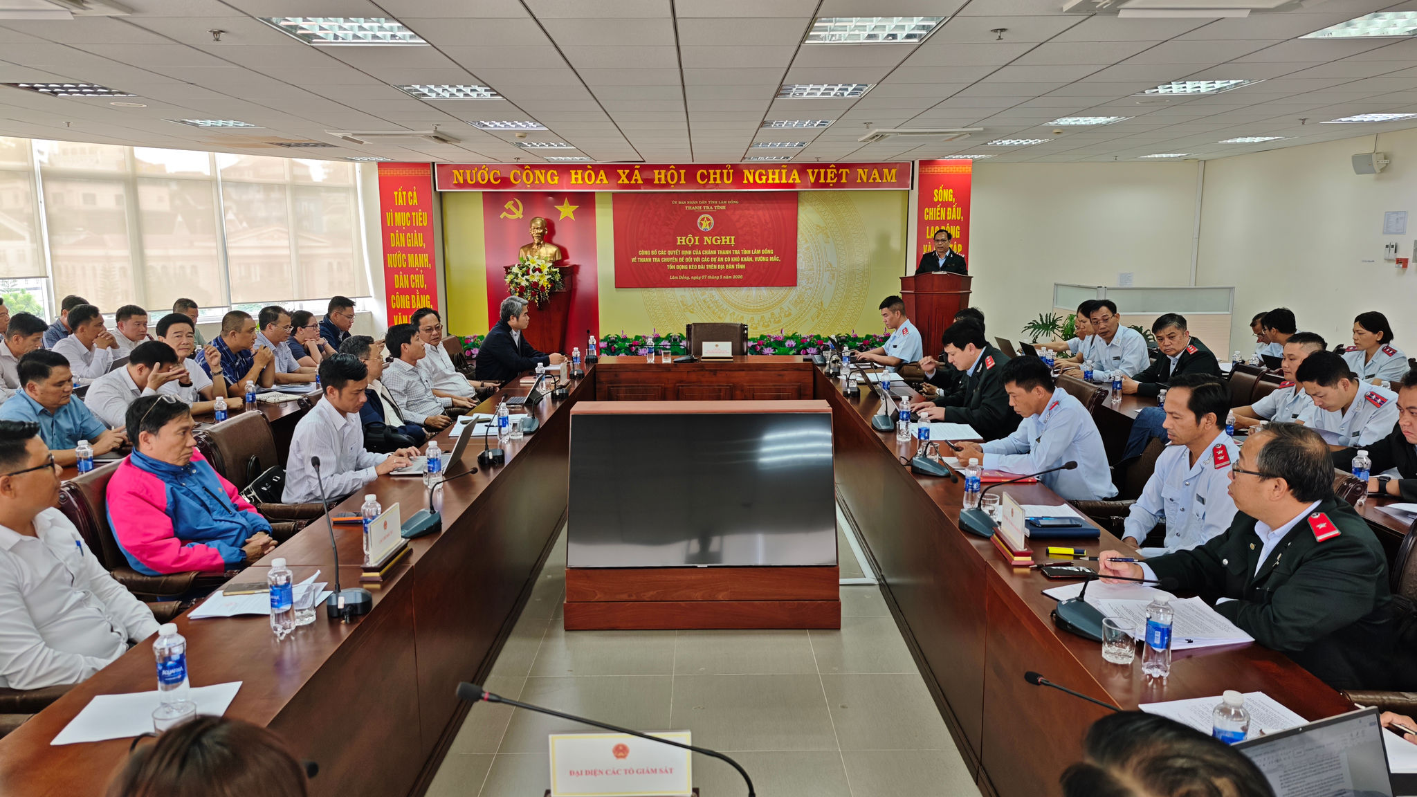 5. Hội nghị công bố quyết định thanh tra chuyên đề đối với các dự án.