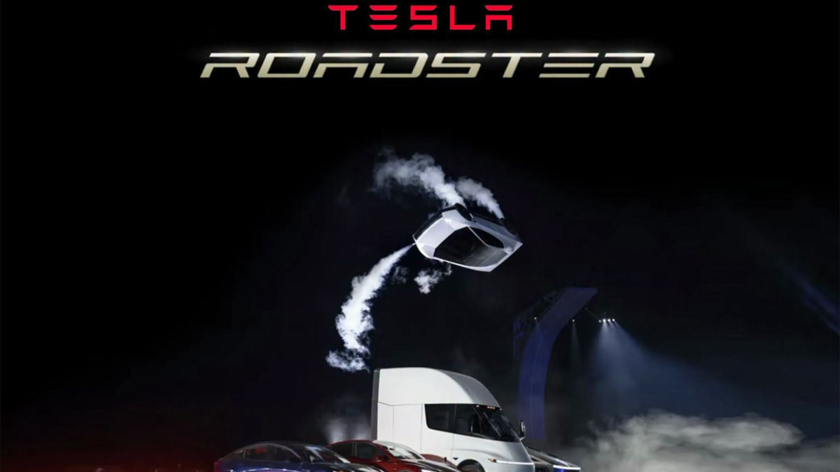 Tesla Roadster vừa ra mắt với nhiều công nghệ tối tân