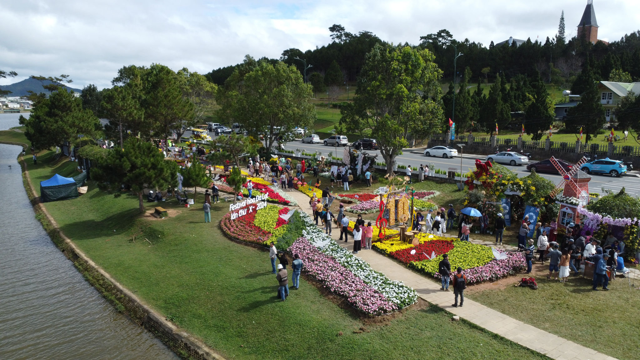 Các không gian hoa là điểm nhấn của Festival Hoa Đà Lạt