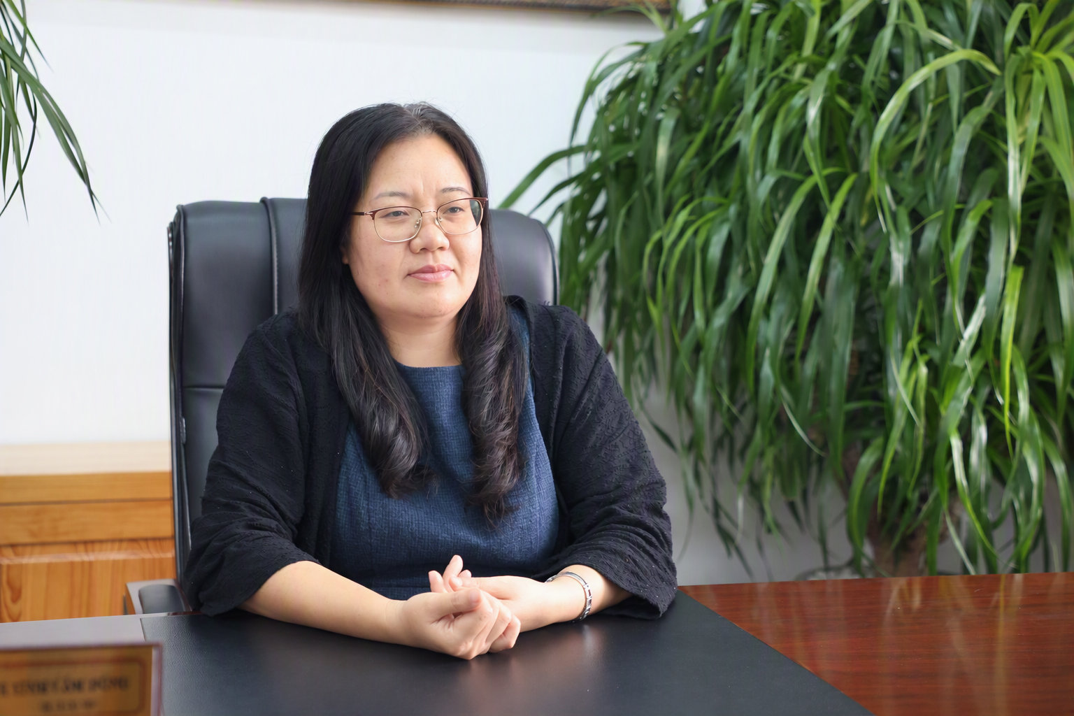 Bà Nguyễn Thị Hải, Giám đốc Quỹ Bảo vệ và Phát triển rừng tỉnh Lâm Đồng