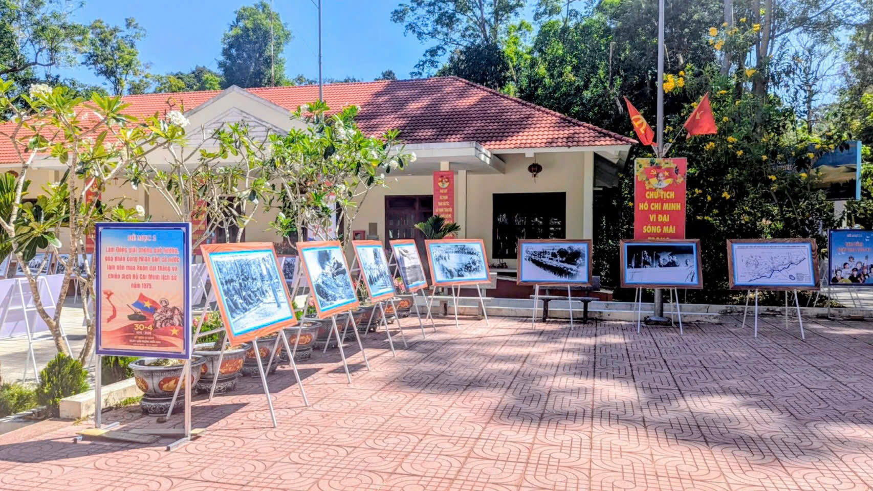 Góc check - in tại Bảo tàng