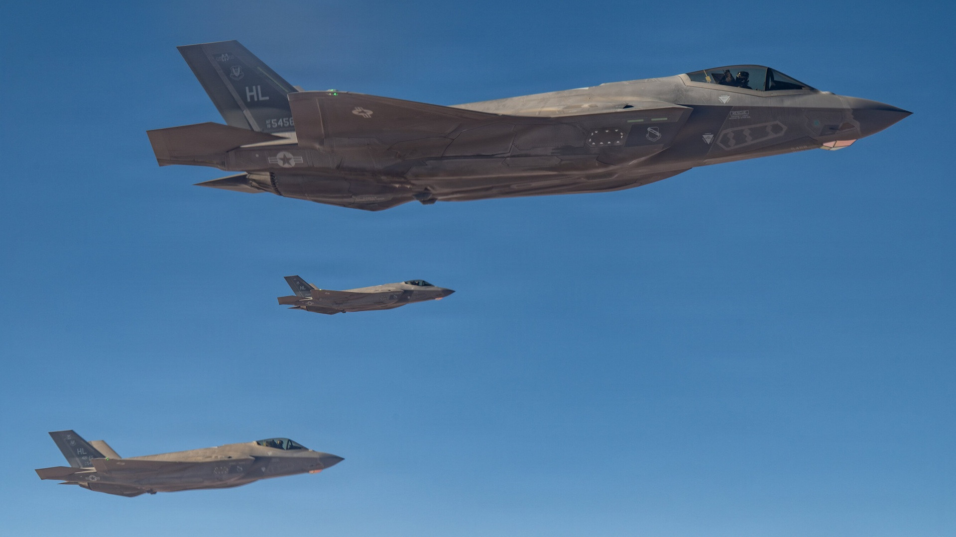 Tiêm kích F-35A của Không quân Mỹ hoạt động tại khu vực trách nhiệm của CENTCOM