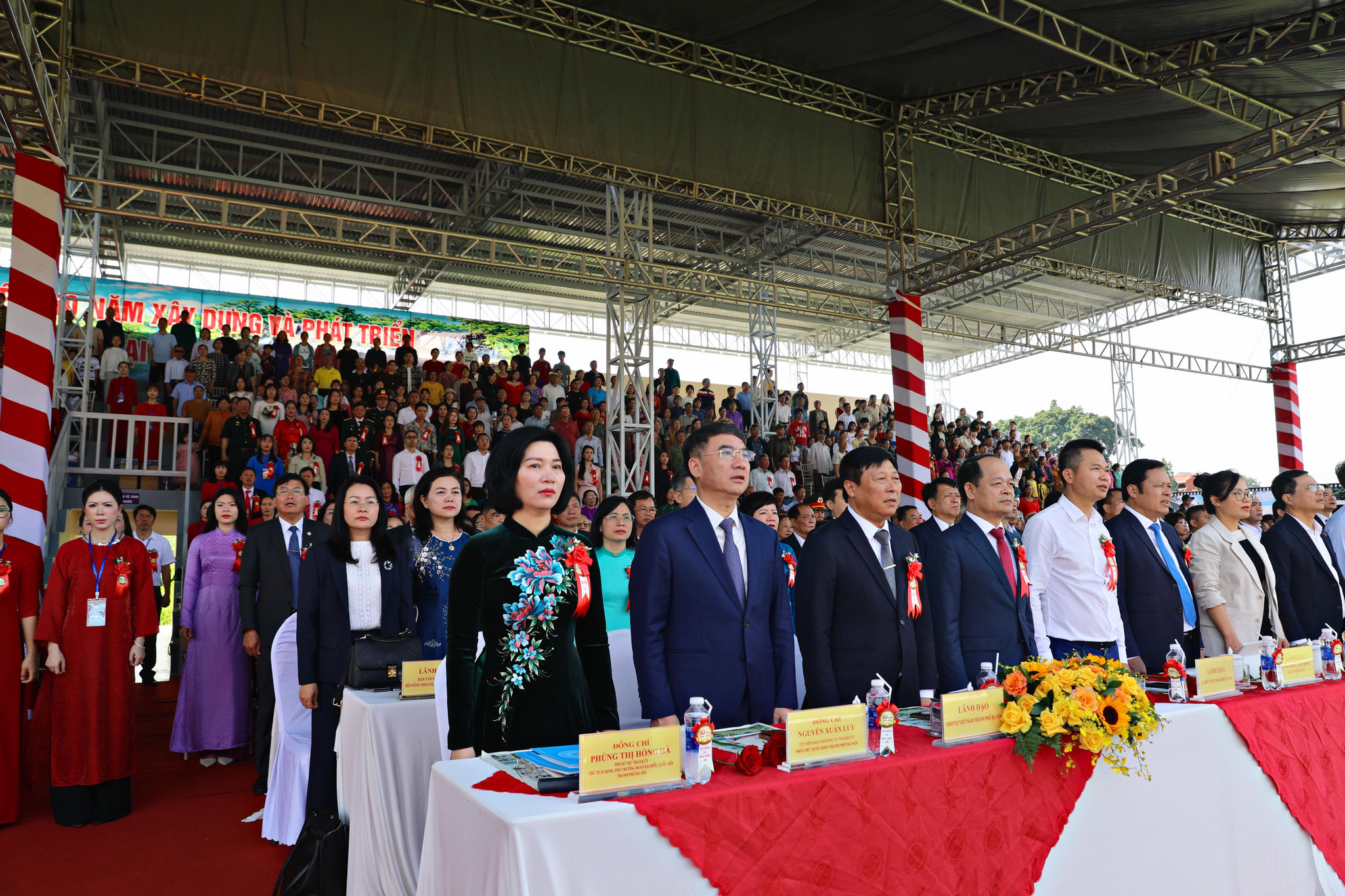 Lãnh đạo TP Hà Nội, các sở, ban ngành thành phố tham dự Lễ kỷ niệm