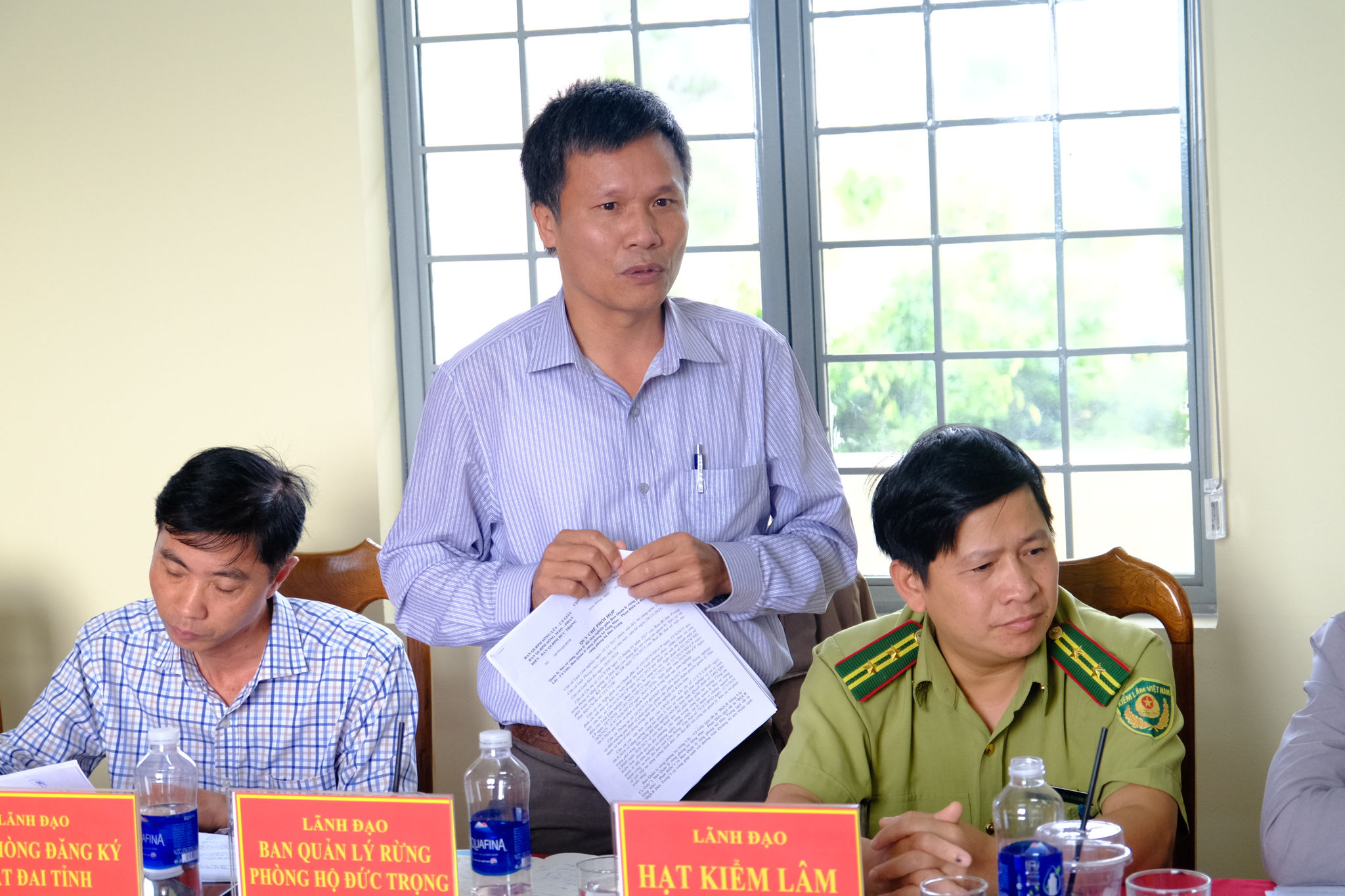 Ban Quản lý rừng phòng hộ Đức Trọng báo cáo công tác quản lý bảo vệ rừng trên địa bàn