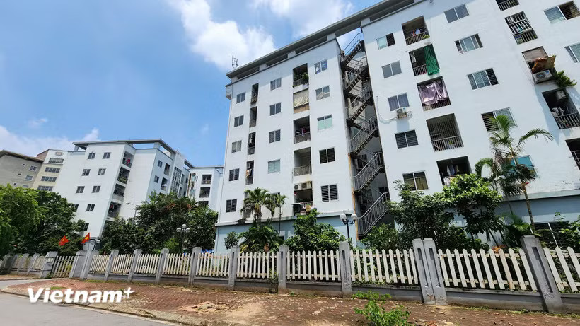 Dự án nhà ở xã hội CT18 tại khu đô thị Việt Hưng, thành phố Hà Nội. (Ảnh: Việt Hùng/Vietnam+)