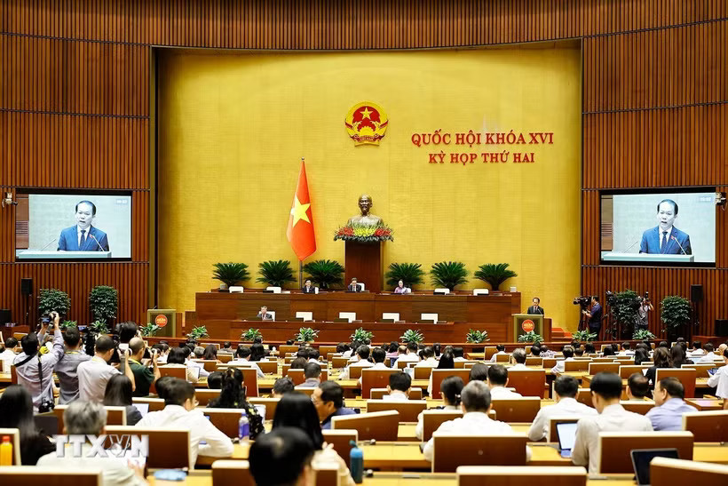 Kỳ họp thứ hai, Quốc hội khóa XVI. (Ảnh: Doãn Tấn/TTXVN) 