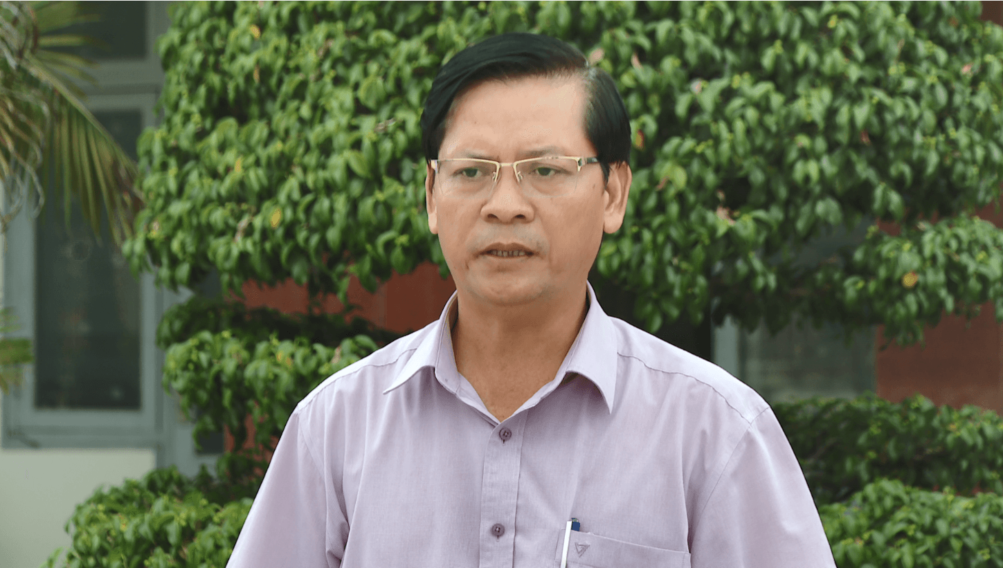 Ông Nguyễn Trọng Việt, Phó Chủ tịch UBND xã Hàm Thuận, Lâm Đồng