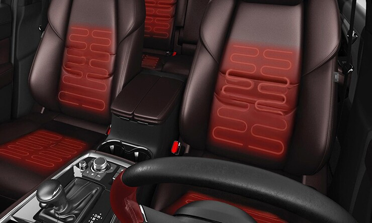 Kh&ocirc;ng gian h&agrave;ng ghế thứ hai tr&ecirc;n New Mazda CX-8