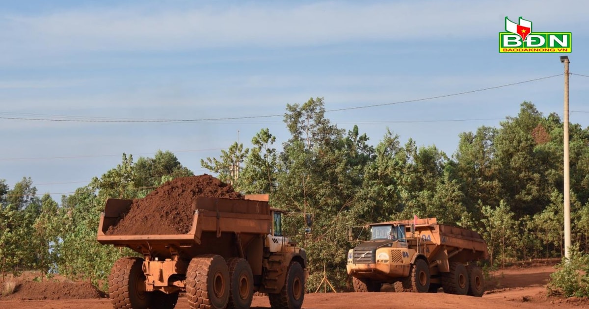 Đắk Nông phấn đấu có 10 ha đất sạch khai thác bô xít trong tháng 11