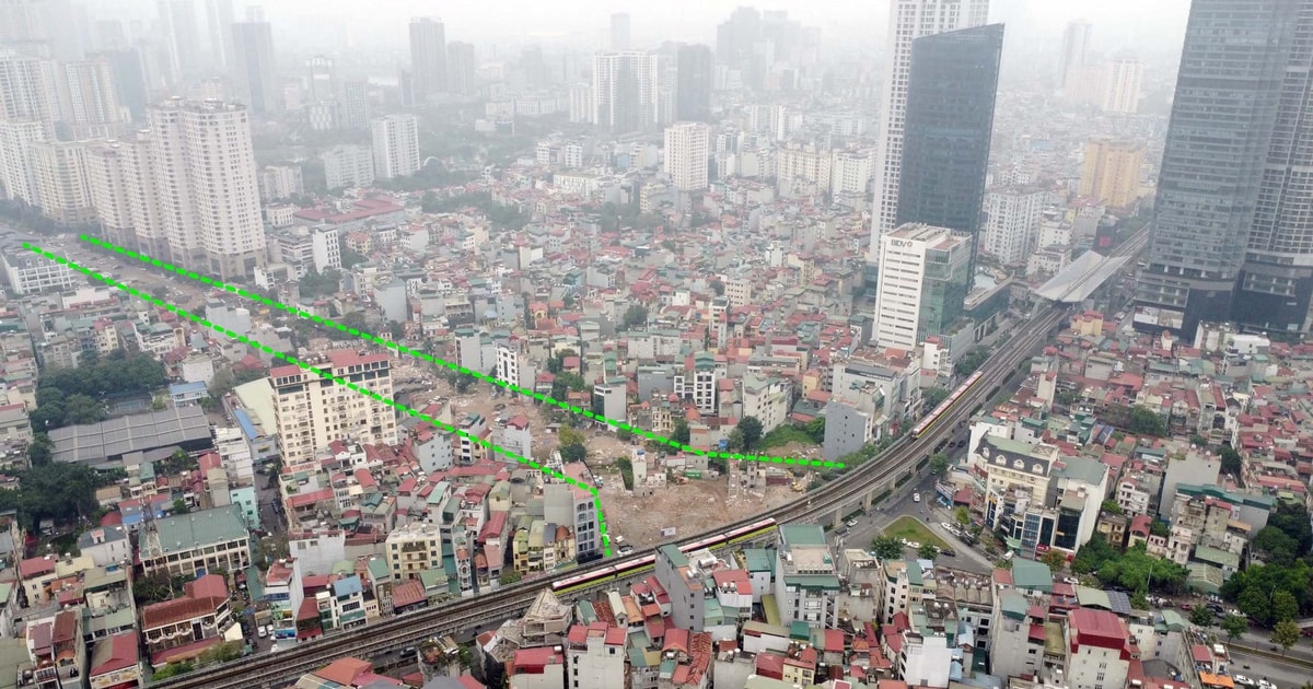 Đường Vành đai 2,5 đoạn Cầu Giấy: Bứt phá tiến độ giải phóng...