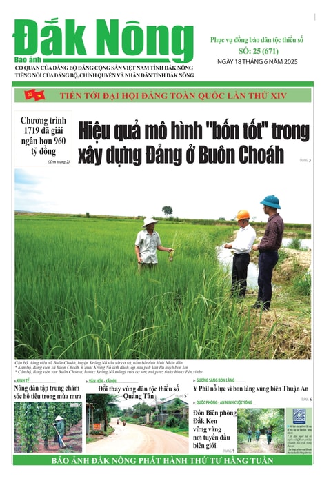 Báo ảnh phục vụ đồng bào DTTS số 671