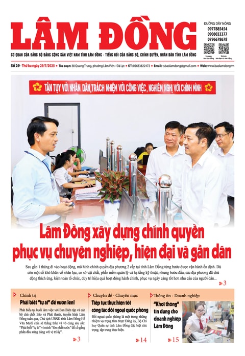 Báo Lâm Đồng (mới) số 29