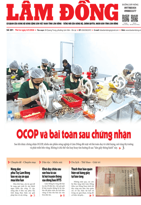 Báo Lâm Đồng (mới) số 291