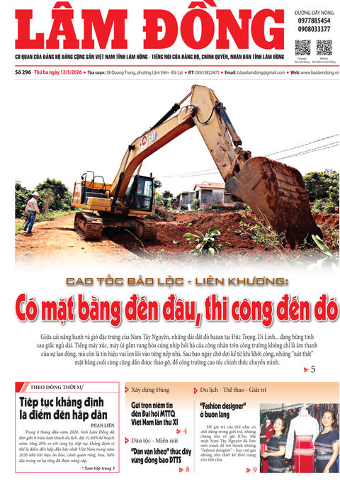 Báo Lâm Đồng (mới) số 296