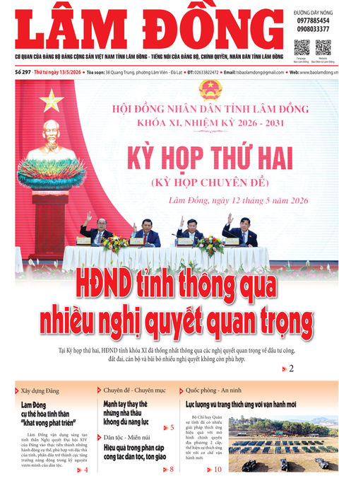Báo Lâm Đồng (mới) số 297