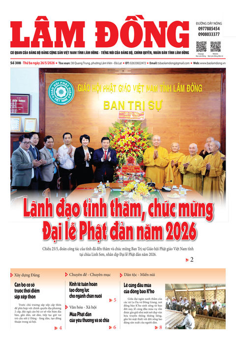 Báo Lâm Đồng (mới) số 308