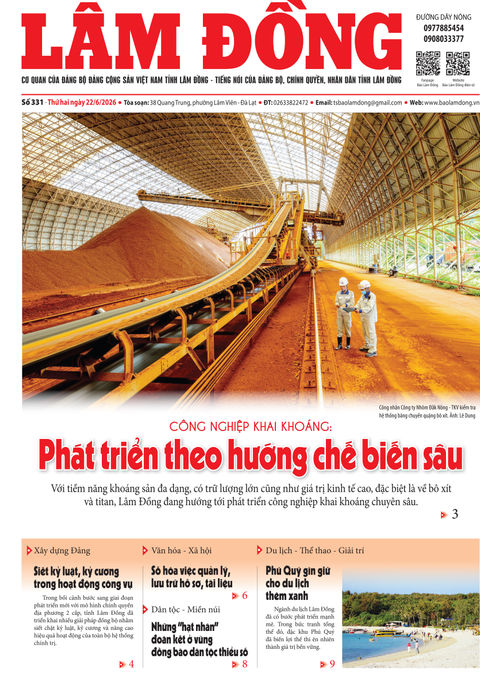 Báo Lâm Đồng (mới) số 331