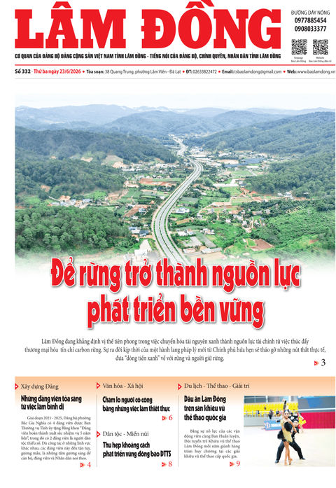 Báo Lâm Đồng (mới) số 332