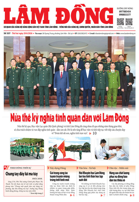 Báo Lâm Đồng (mới) số 337