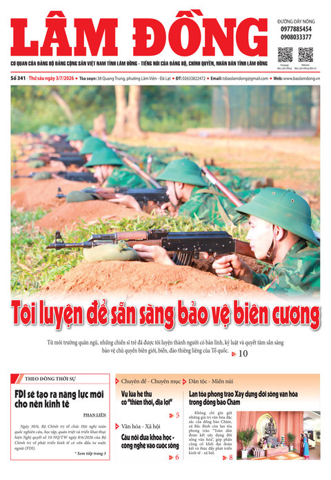 Báo Lâm Đồng (mới) số 341