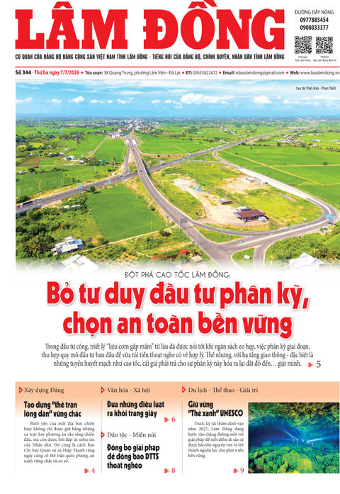 Báo Lâm Đồng (mới) số 344