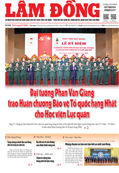 Báo Lâm Đồng (mới) số 345