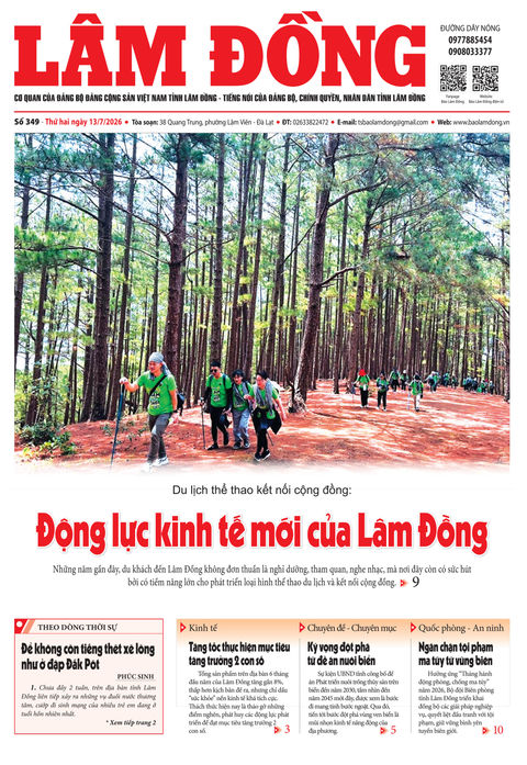 Báo Lâm Đồng (mới) số 349
