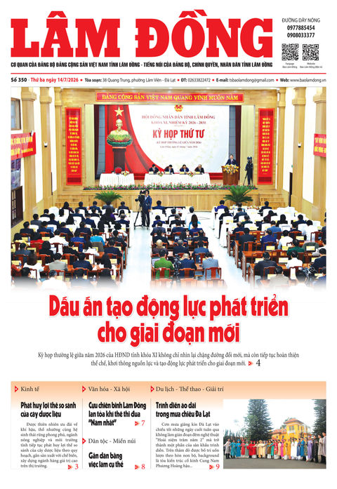 Báo Lâm Đồng (mới) số 350