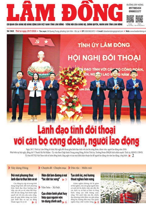 Báo Lâm Đồng (mới) số 363