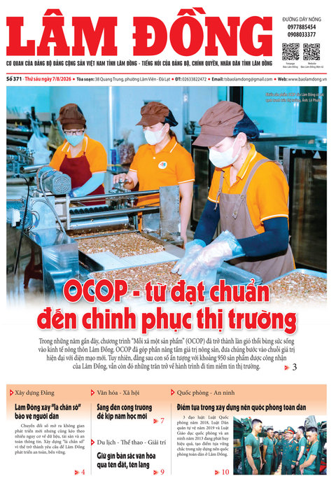 Báo Lâm Đồng (mới) số 371