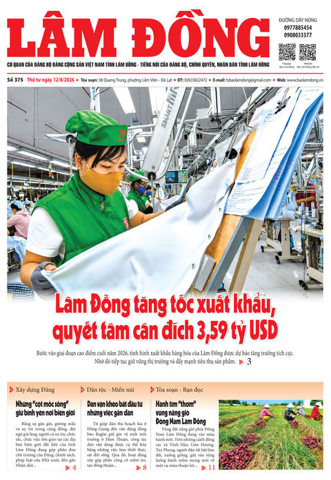Báo Lâm Đồng (mới) số 375