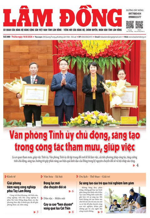 Báo Lâm Đồng (mới) số 380