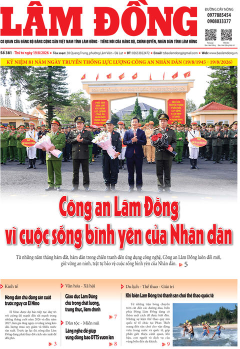 Báo Lâm Đồng (mới) số 381