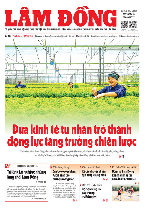 Báo Lâm Đồng (mới) số 385