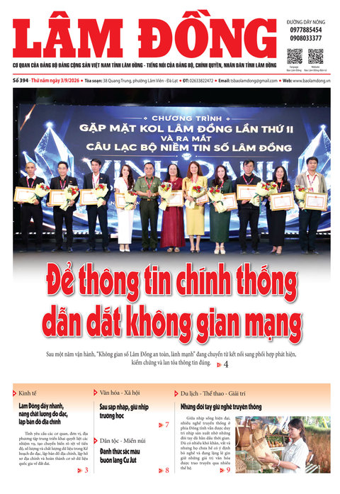 Báo Lâm Đồng (mới) số 394