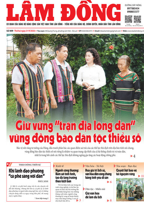 Báo Lâm Đồng (mới) số 409