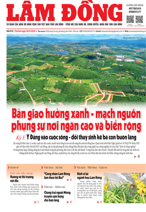 Báo Lâm Đồng (mới) số 415