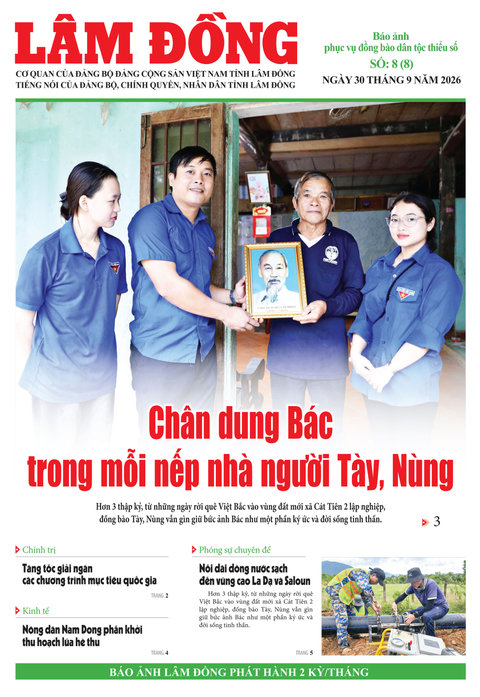 Báo ảnh phục vụ đồng bào dân tộc thiểu số mới (số 8)