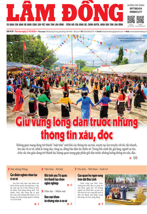Báo Lâm Đồng (mới) số 419