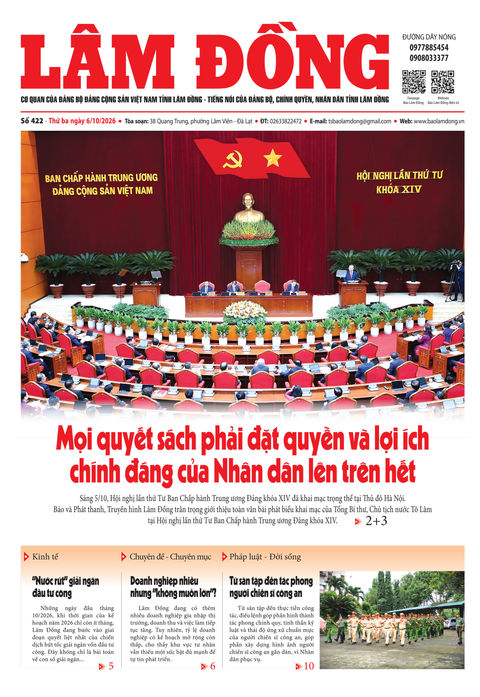 Báo Lâm Đồng (mới) số 422
