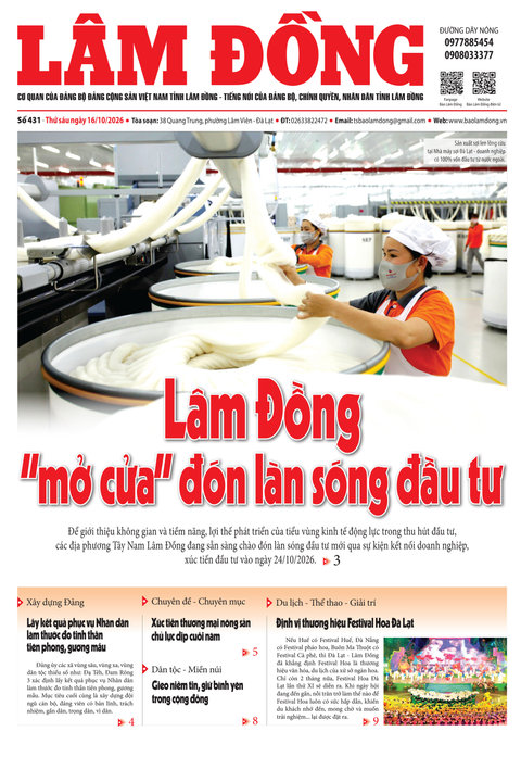 Báo Lâm Đồng (mới) số 431