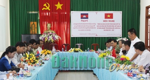 Triển khai Bản ghi nhớ về nội dung hợp tác giữa Hội Nông dân tỉnh Đắk Nông và Sở Nông nghiệp tỉnh Mondulkiri